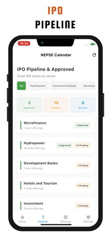 NEPSE Calendar screenshot