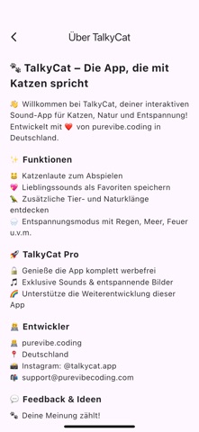 TalkyCat – Talk to Your Cat iPhone screenshot