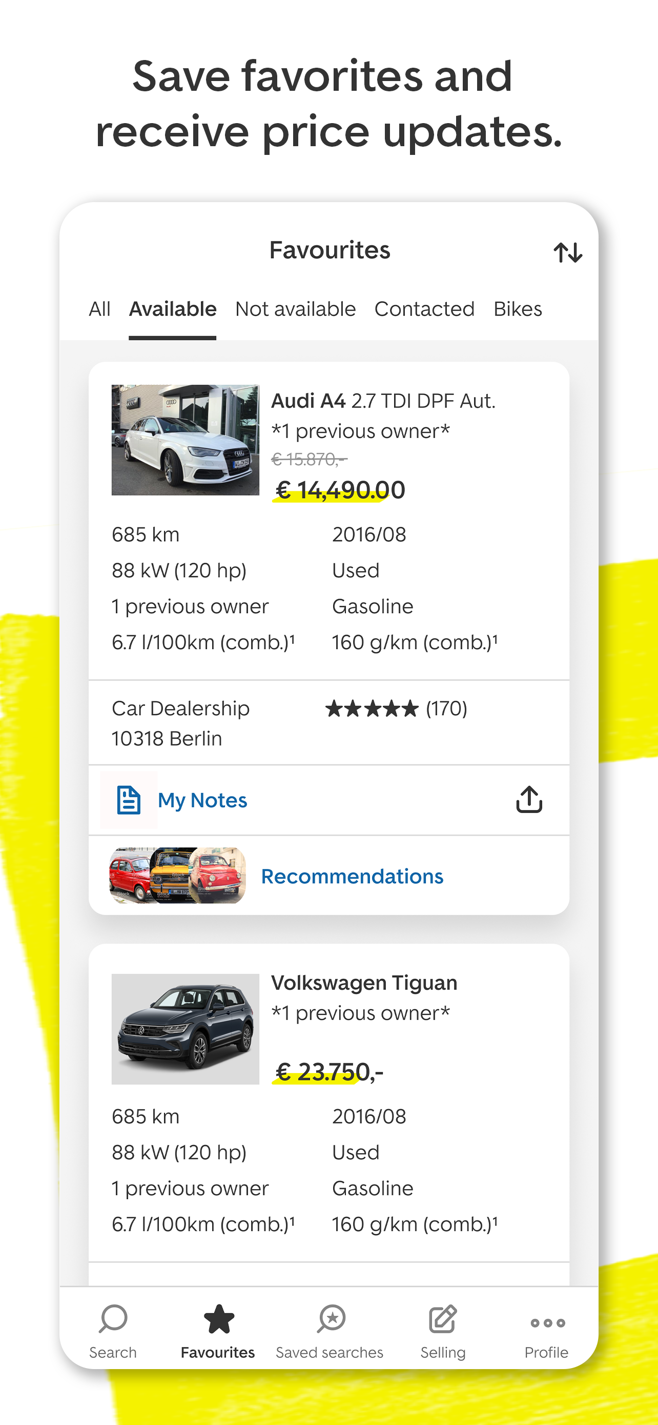 AutoScout24: Buying & leasing