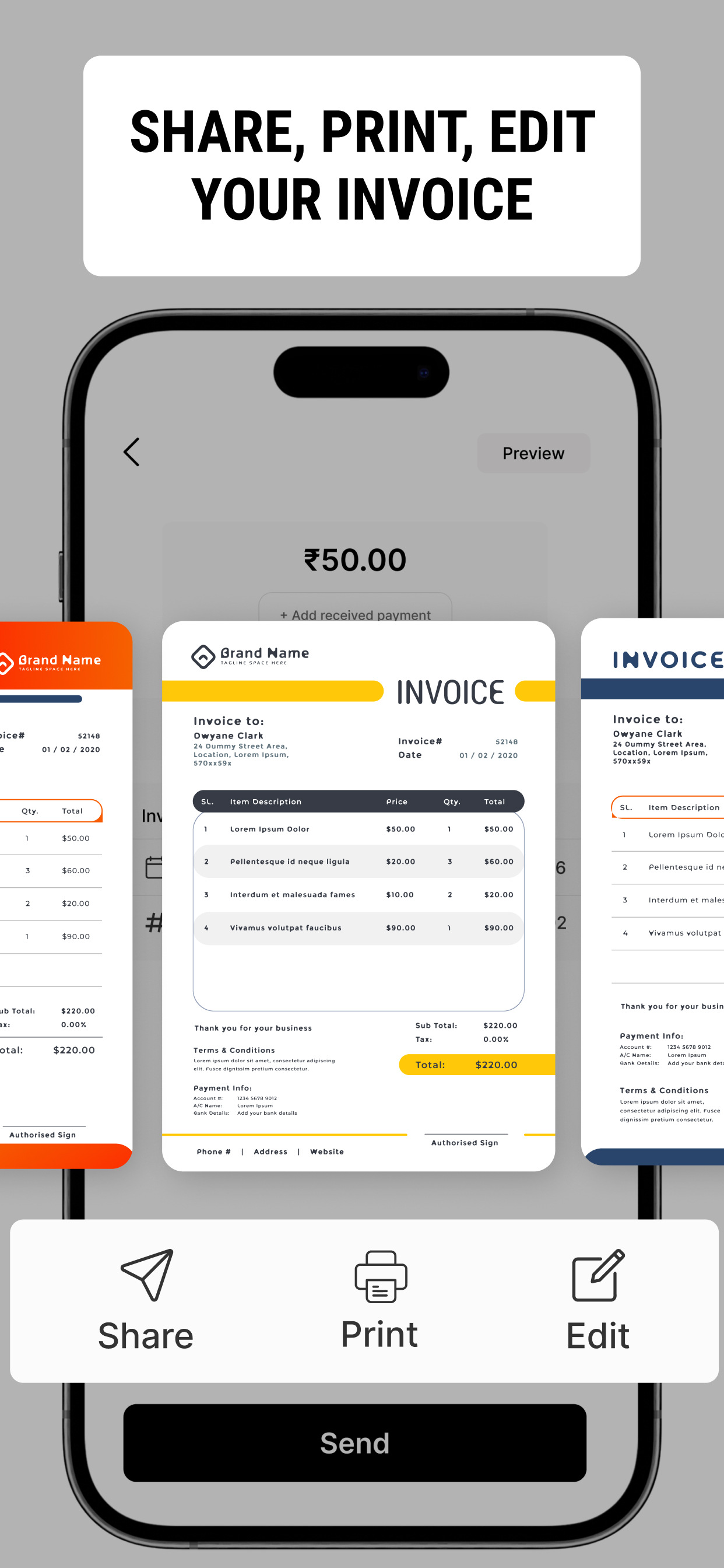 Invoice Maker: Easy Billing screenshot 4