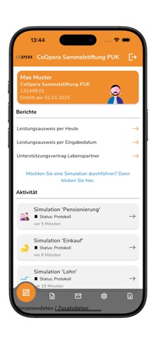 CoOpera Sammelstiftung PUK Screenshot 2 of 8