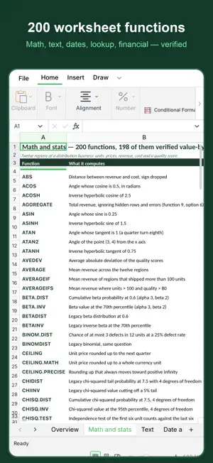 SumSheet XLSX Editor screenshot 4