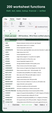 SumSheet XLSX Editor screenshot