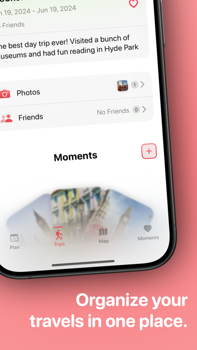 Escape - Plan Trips & Memories Screenshot