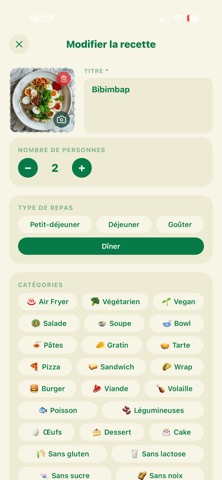 MealPlanner - Recettes & Repas iPhone screenshot