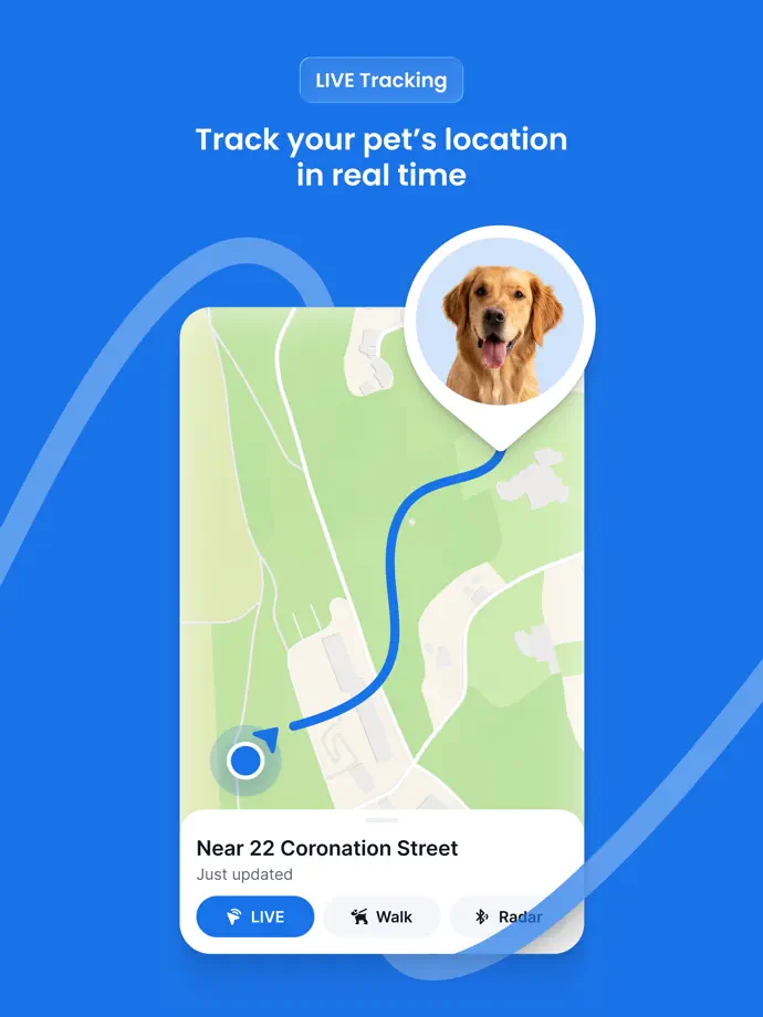 Tractive iPad screenshot 2