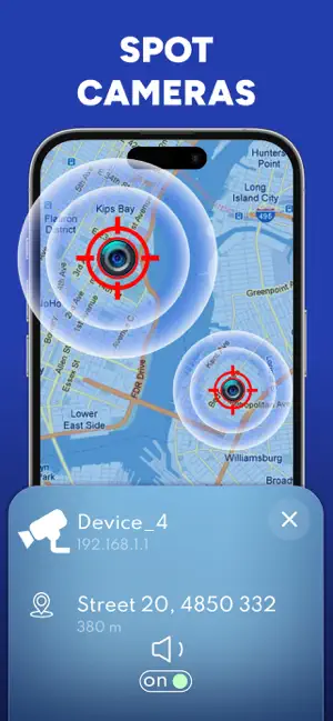 Hidden camera detector |Finder screenshot 4