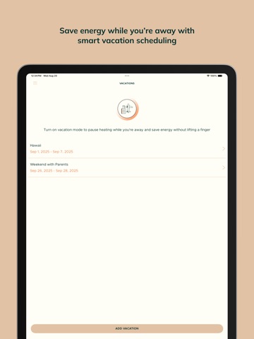 CalaWater iPad screenshot