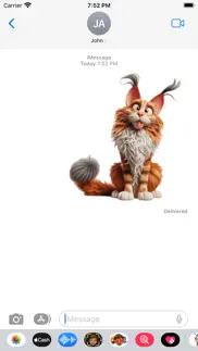 How to cancel & delete goofy maine coon stickers 2