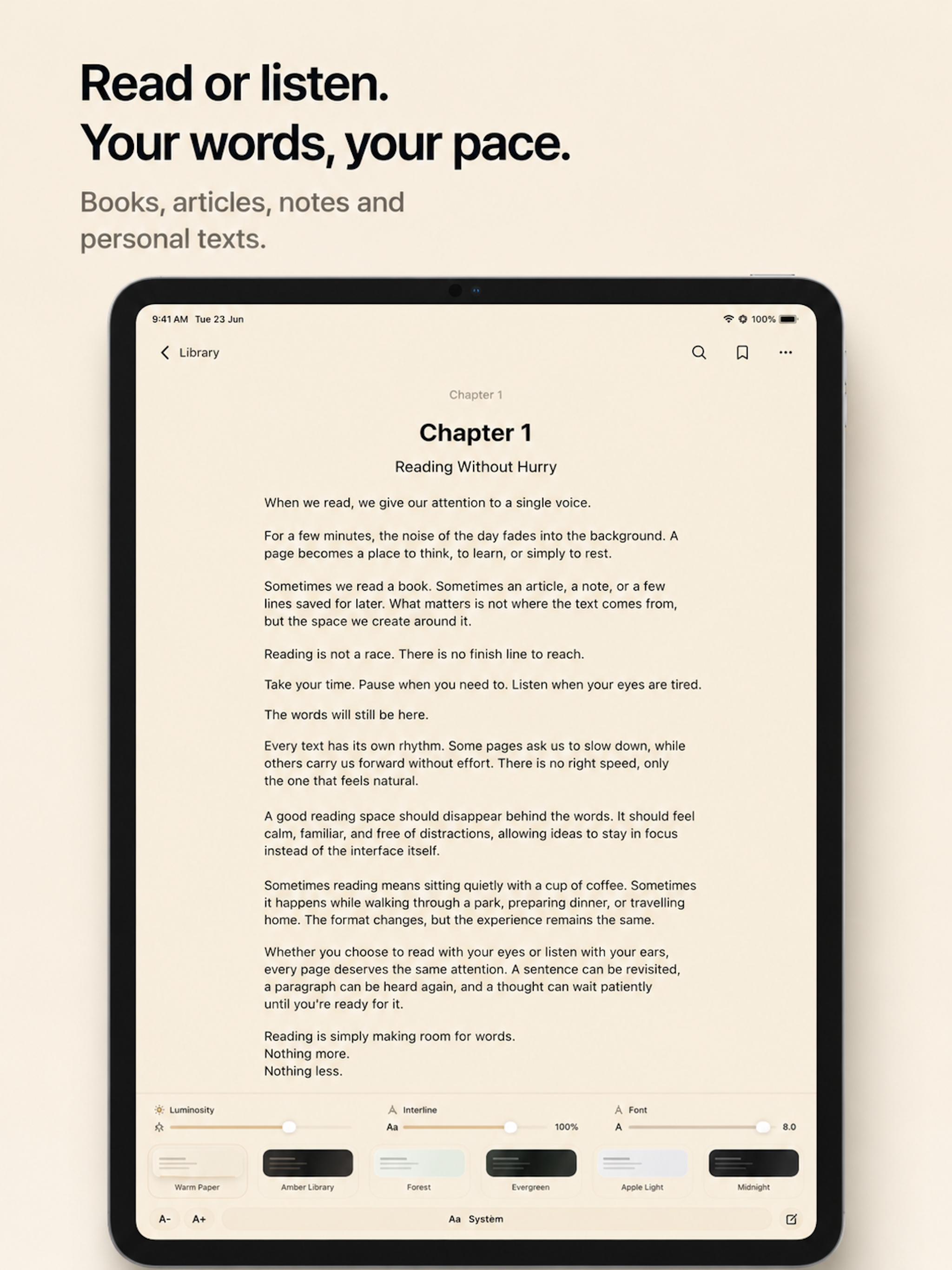 Ellou Reader - TXT &Read Aloud screenshot 9