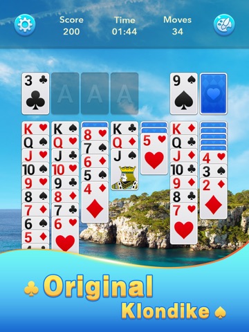 Solitaire Klondike! iPad screenshot