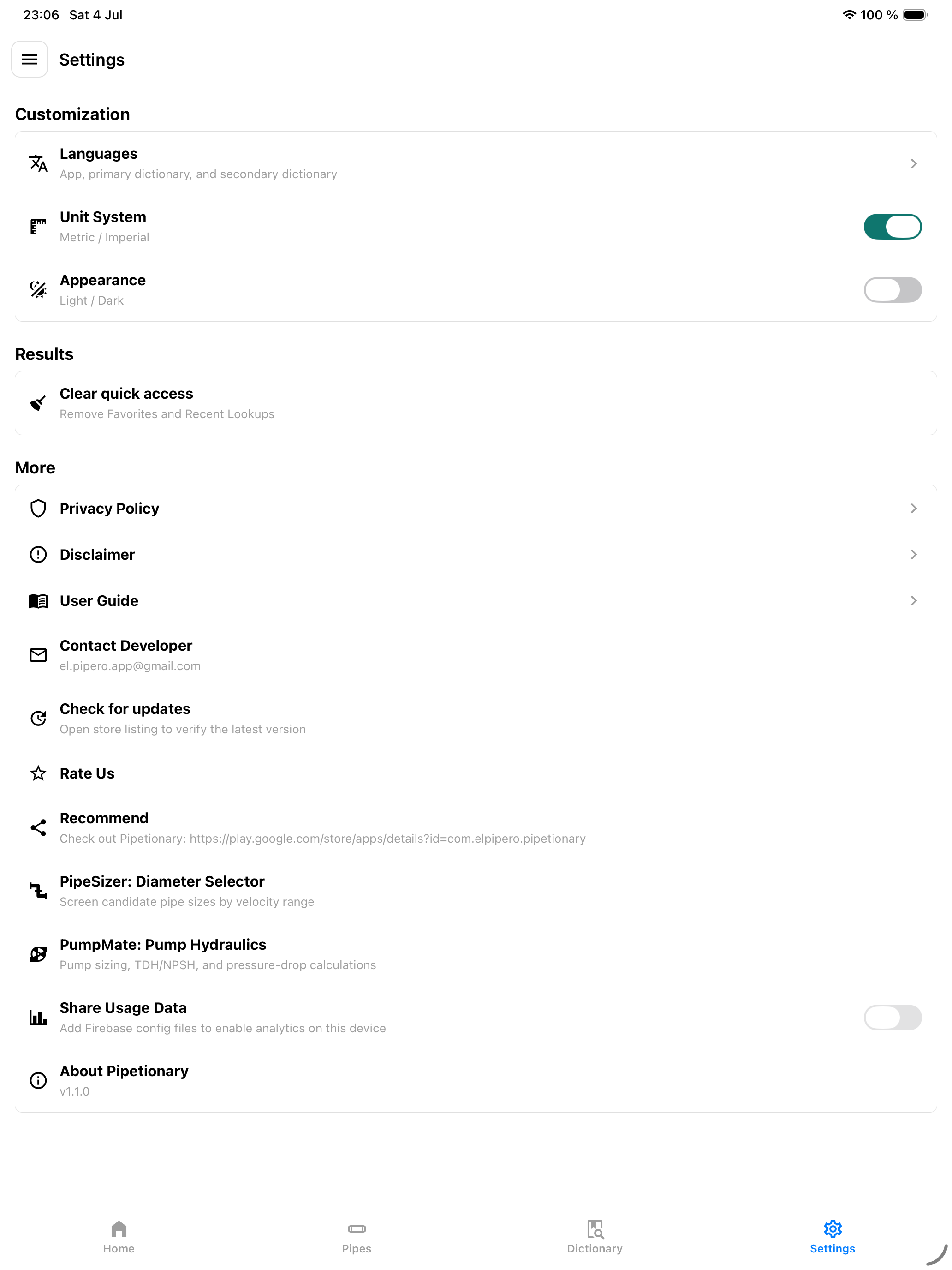 Pipetionary screenshot 14