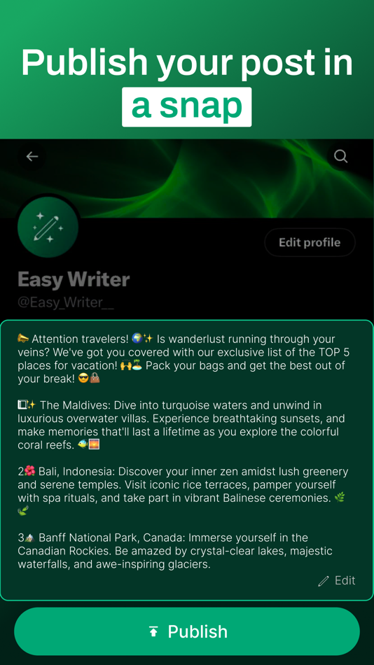 #3. Easy Writer - AI Writing Agent (iOS) 由: Dmitriy Nezhydenko