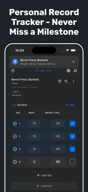 Liftzr: Gym Workout Tracker screenshot 2