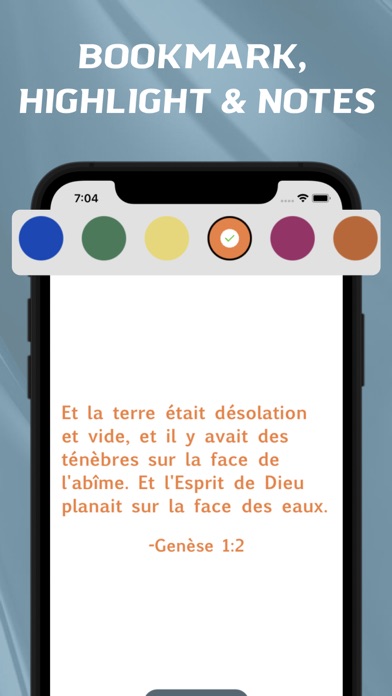 la Sainte Bible - offline Screenshot
