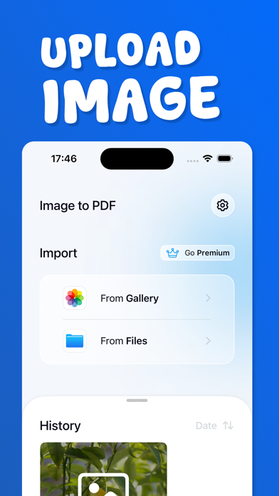 Screenshot #1 pour Convert Photo JPEG HEIC to PDF