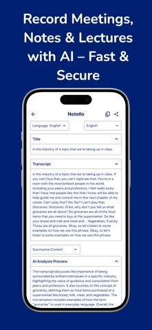 Meeting Note Taker – Notello Screenshot 4 of 10
