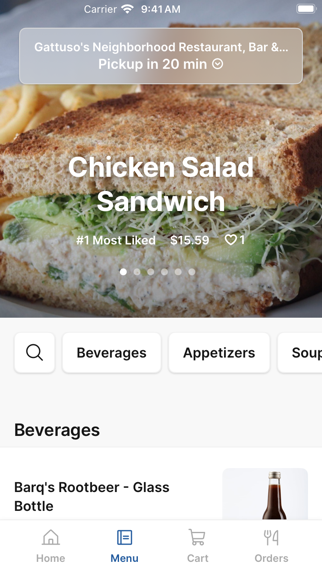 Gattuso's Neighborhood iPhone screenshot 2 - Food & Drink app