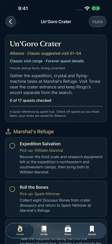 Campfire: WoW Forever Guide screenshot 2 of 10