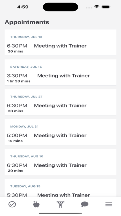 All-out Fitness Screenshot