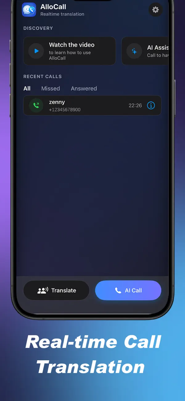 #2. AlloCall (iOS) Göre: ZENNYX AI INC.