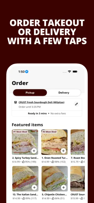 Crust Fresh Sourdough Deli screenshot 1