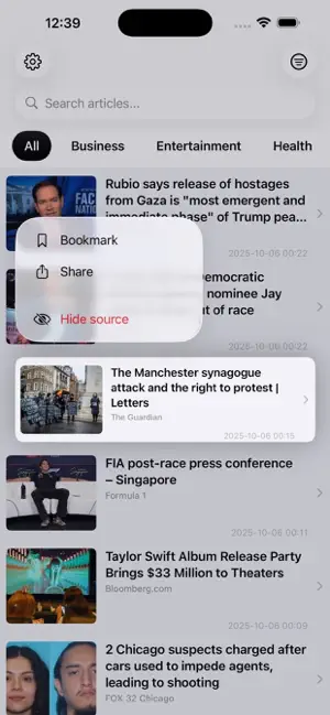 LightRead screenshot 2
