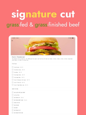 Herbie's Burgers iPad screenshot