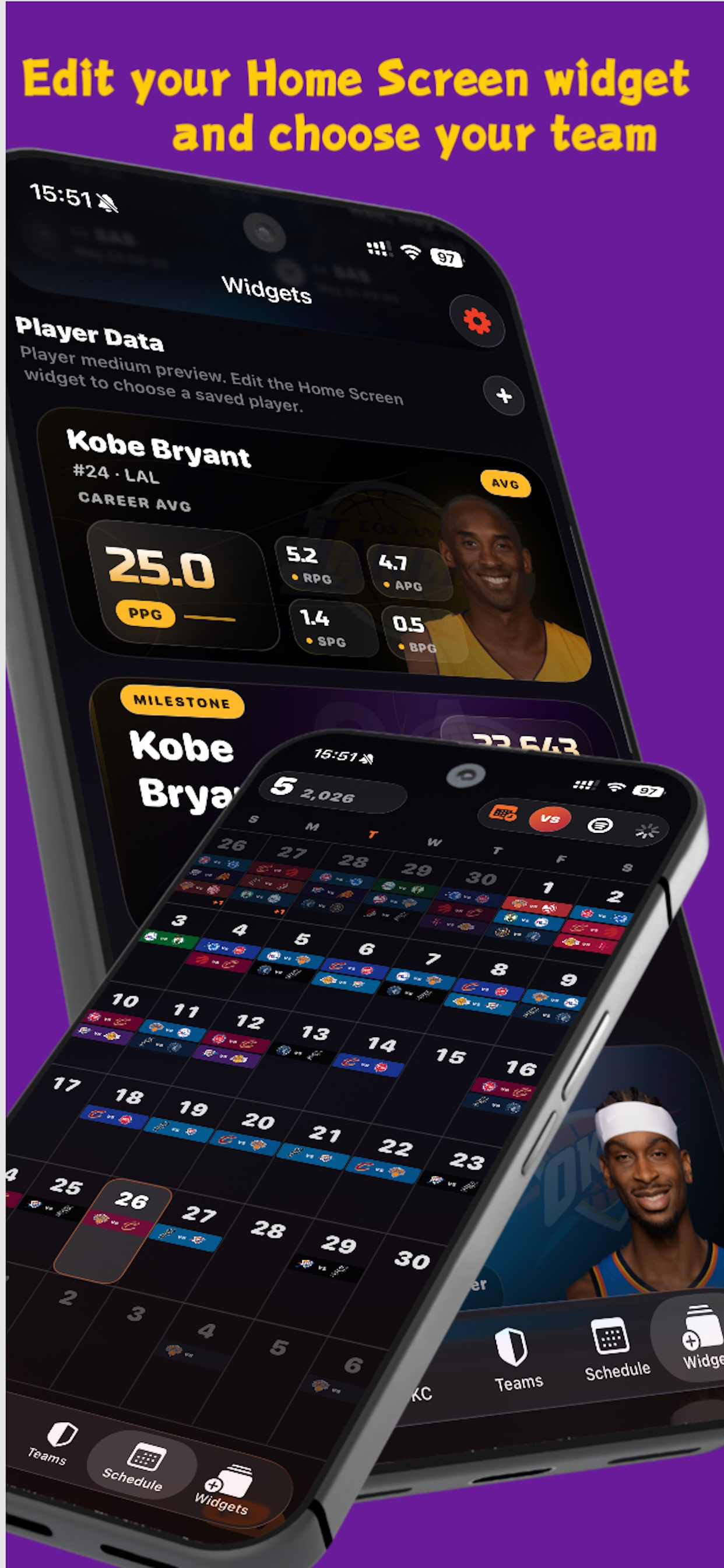 HoopFans: NBA Widgets & Scores screenshot 4