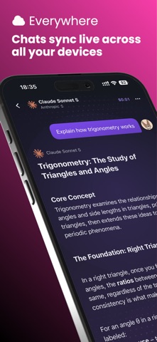Oriveo: Multi-Model AI Chat Screenshot 2 of 7