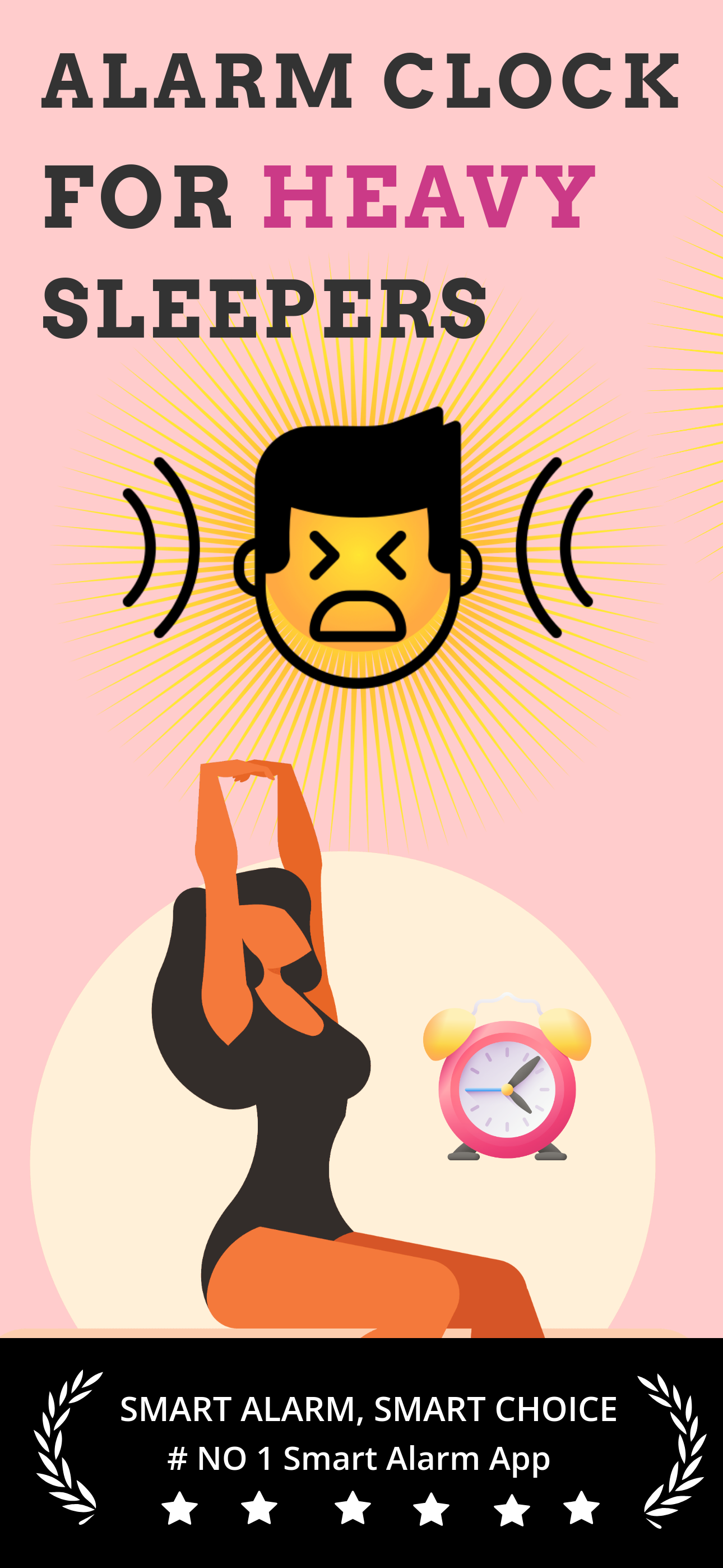 Alarmy . Smart Alarm Clock