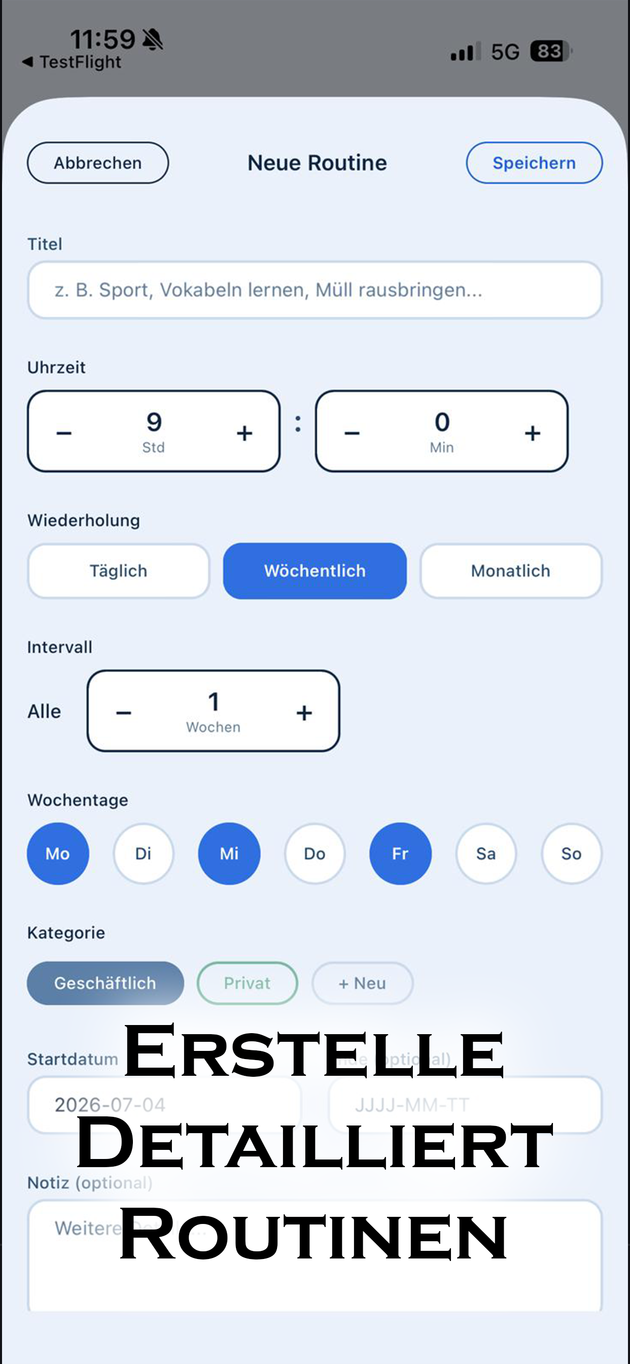 Alltagsplaner Kalender screenshot 5