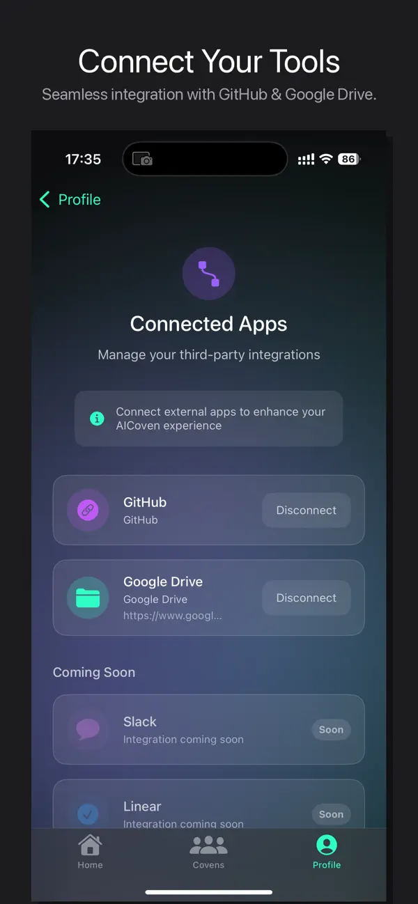 #4. AICoven (iOS) Ved: Andreea Papillon
