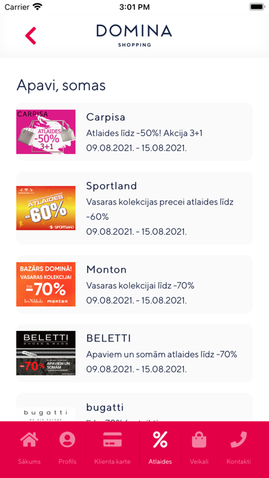 Domina Shopping Screenshot