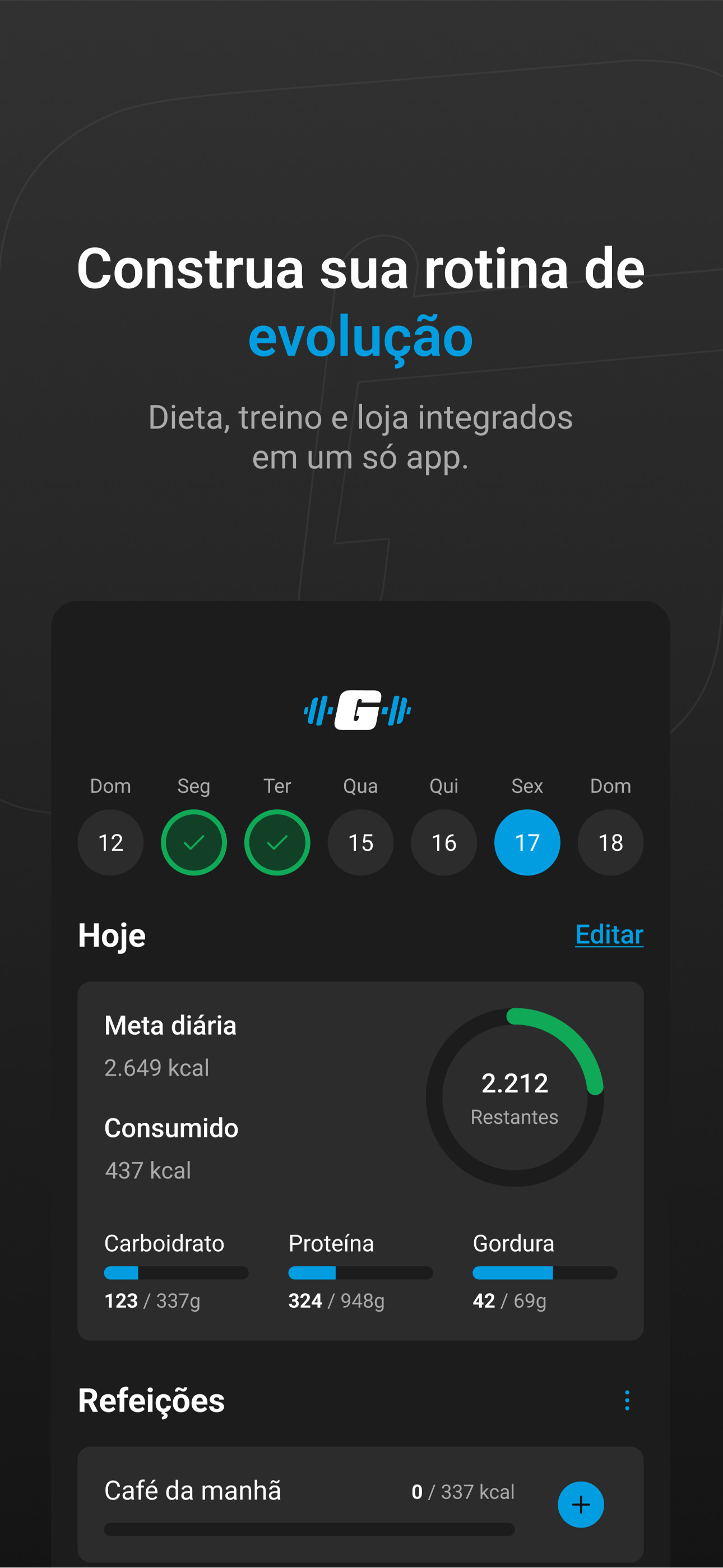 Growth - Dieta e Treino