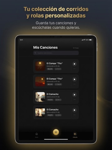 Belika: Corridos & Regional IA iPad screenshot 5