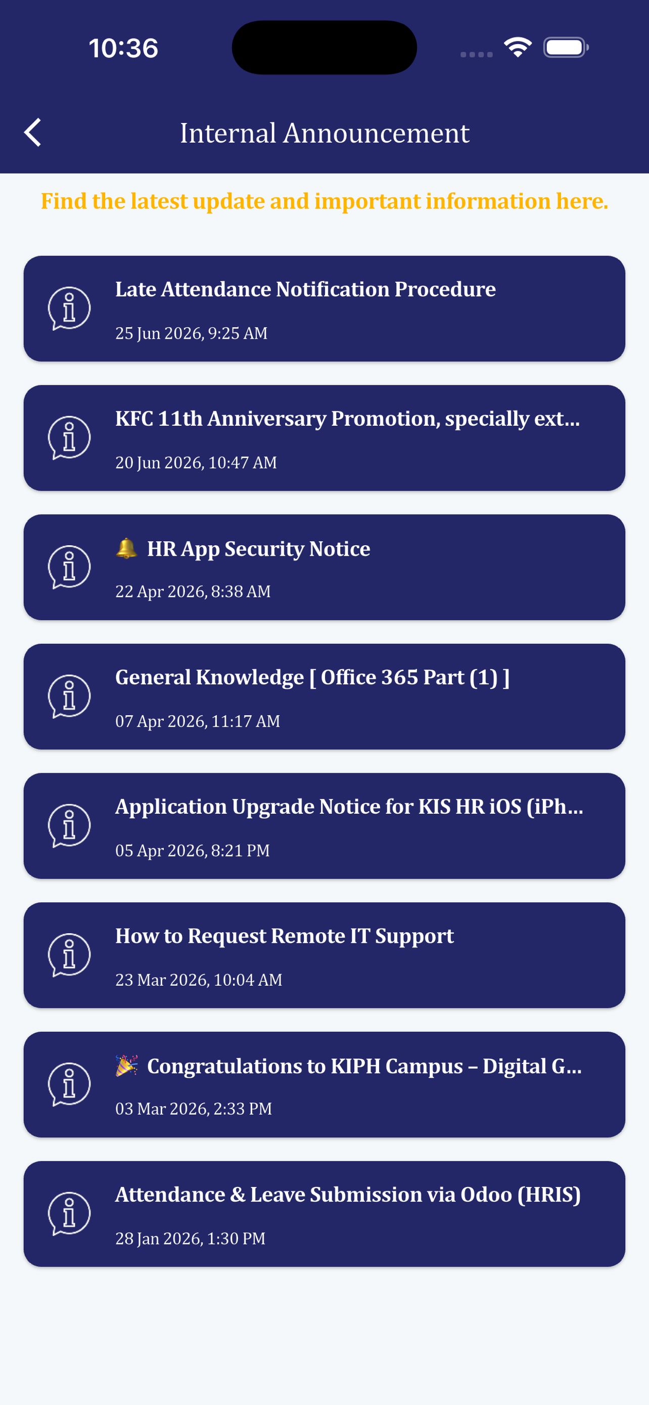 KIS HUMAN RESOURCES screenshot 5