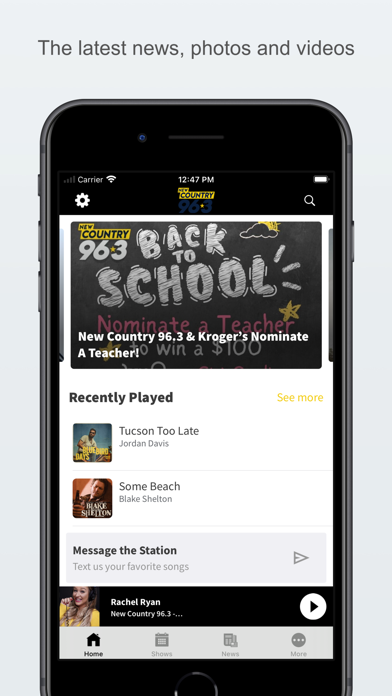 New Country 96.3 Screenshot