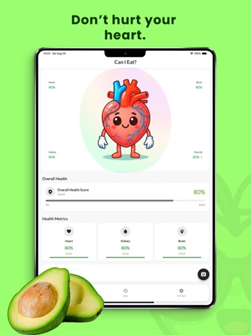 CanEat - Scan Foods Before Eat iPad screenshot