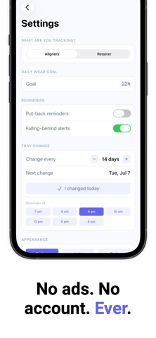 TrayZen: Aligner Wear Timer screenshot