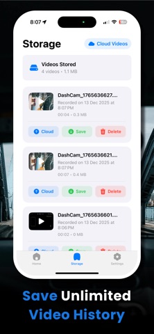 DashCam : Car Camera Recorder Screenshot 3 of 5