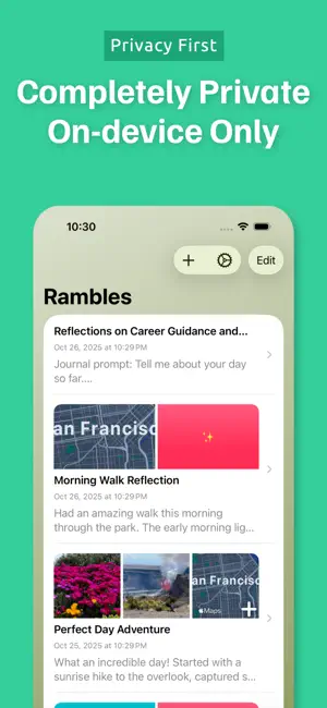 Rambler: Voice Journal & Diary screenshot 3