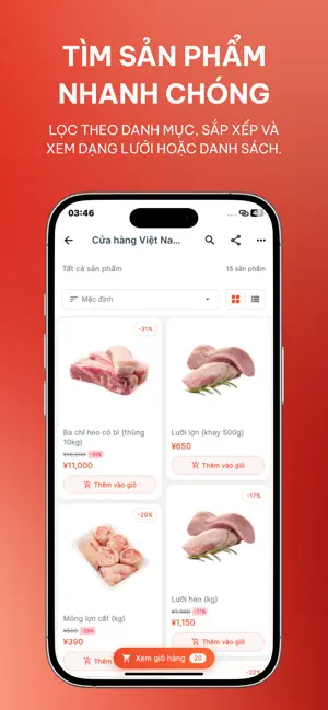 JP Shop: Chợ Việt Nhật Online screenshot 2