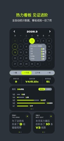 磕磕 - 攀岩记录与 Beta 社区 iPhone screenshot 8