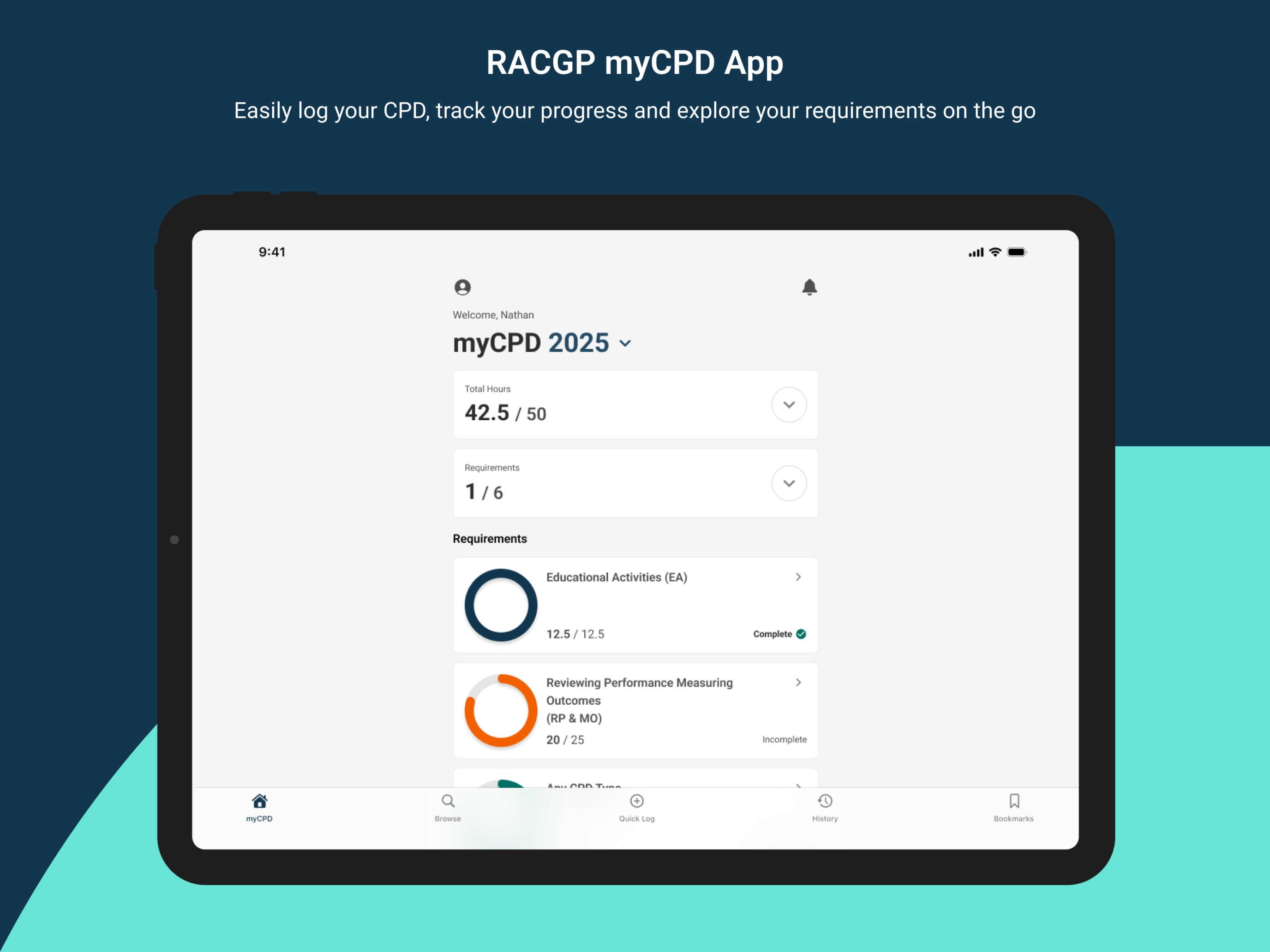 myCPD screenshot 5