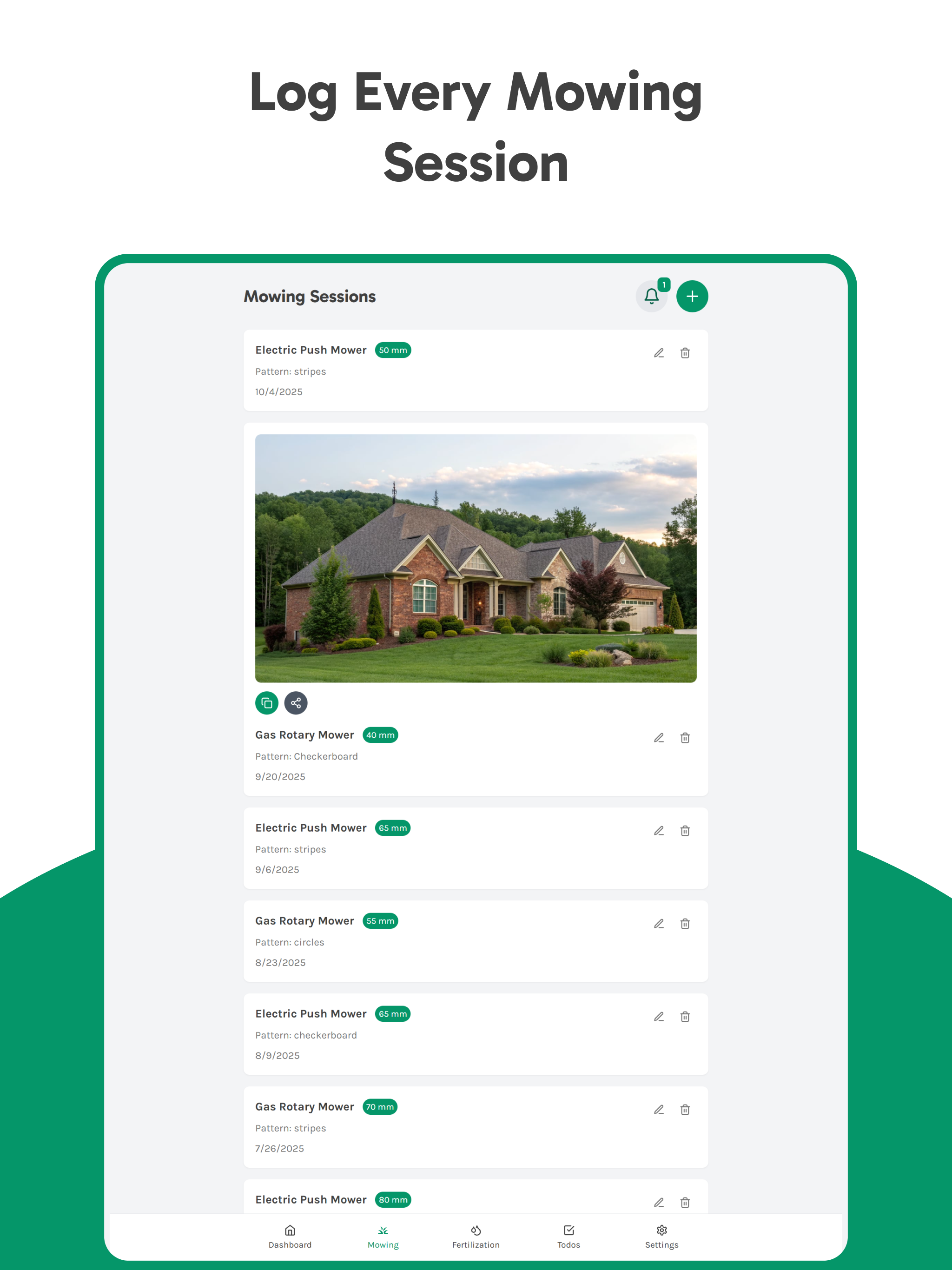 Tondio: Lawn & Garden Tracking