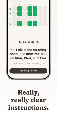 With – Pill Organizer Manager Screenshot 2 of 6