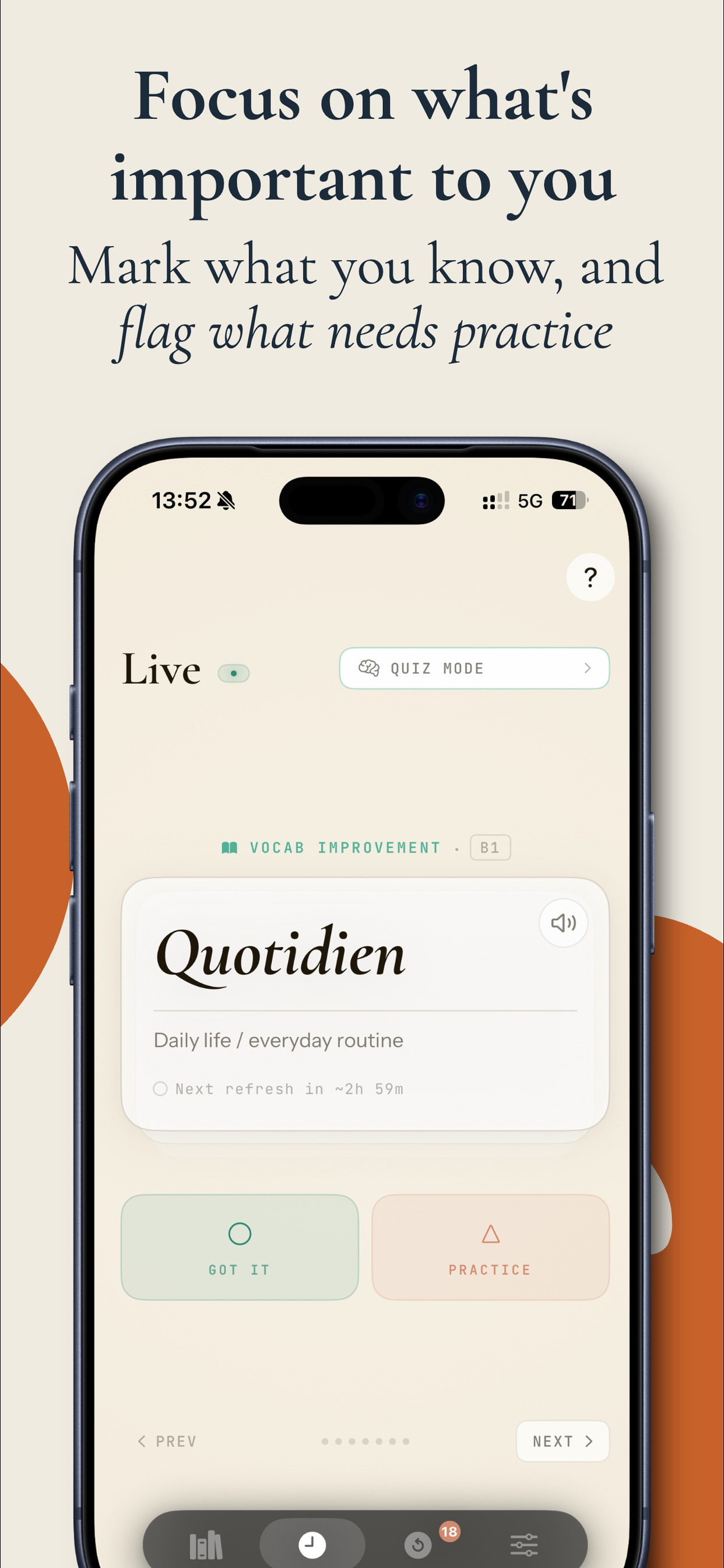 ByteLingual: French Widget screenshot 4