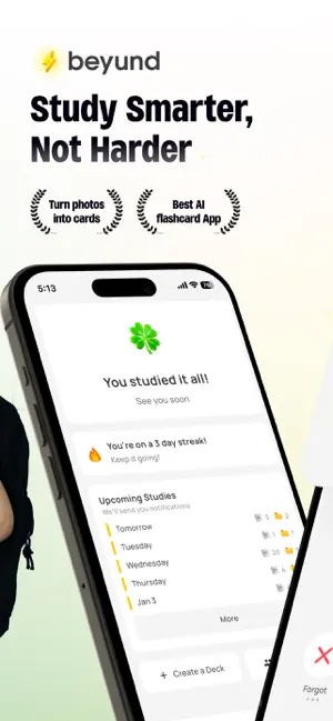 Beyund: AI Flashcards screenshot 2