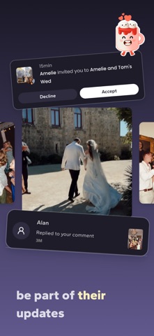 meli: share memories privately iPhone screenshot